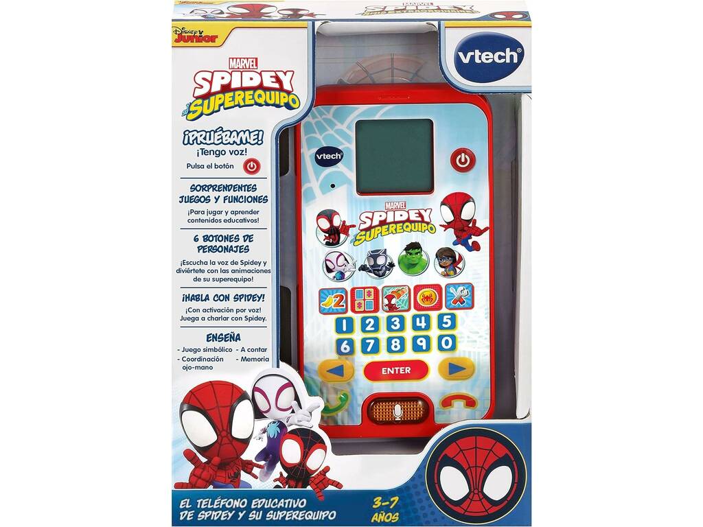 Téléphone éducatif Spiderman The Spidey Vtech 80-554422