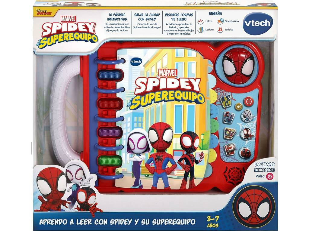 Spiderman Apprendre à lire avec Spidey et sa super équipe Vtech 80-552322