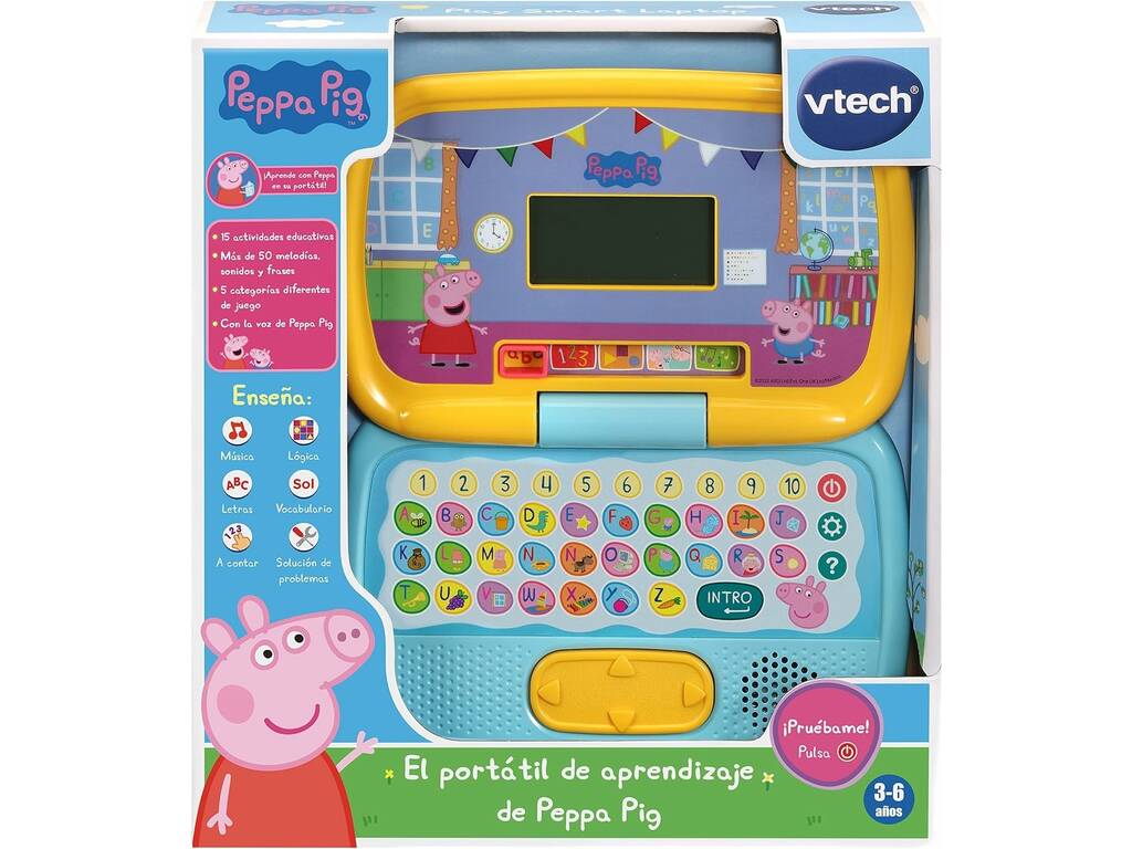 Peppa Pig Peppa Pig Ordinateur portable d'apprentissage Vtech 80-553522