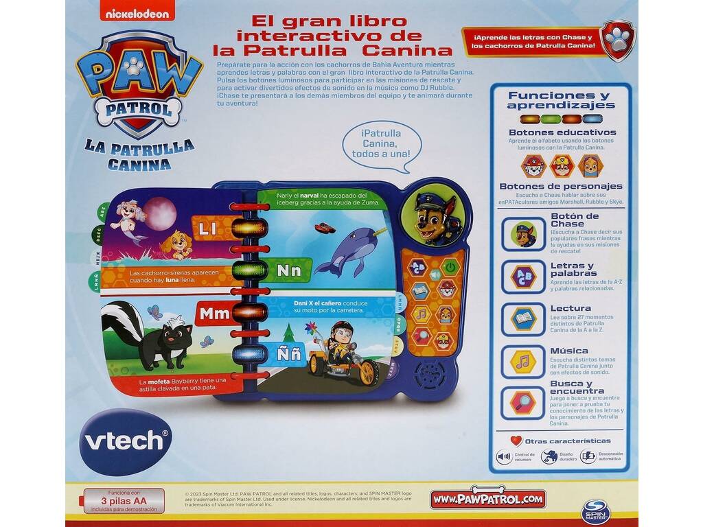 Livre interactif Paw Patrol Paw Patrol Vtech 618122