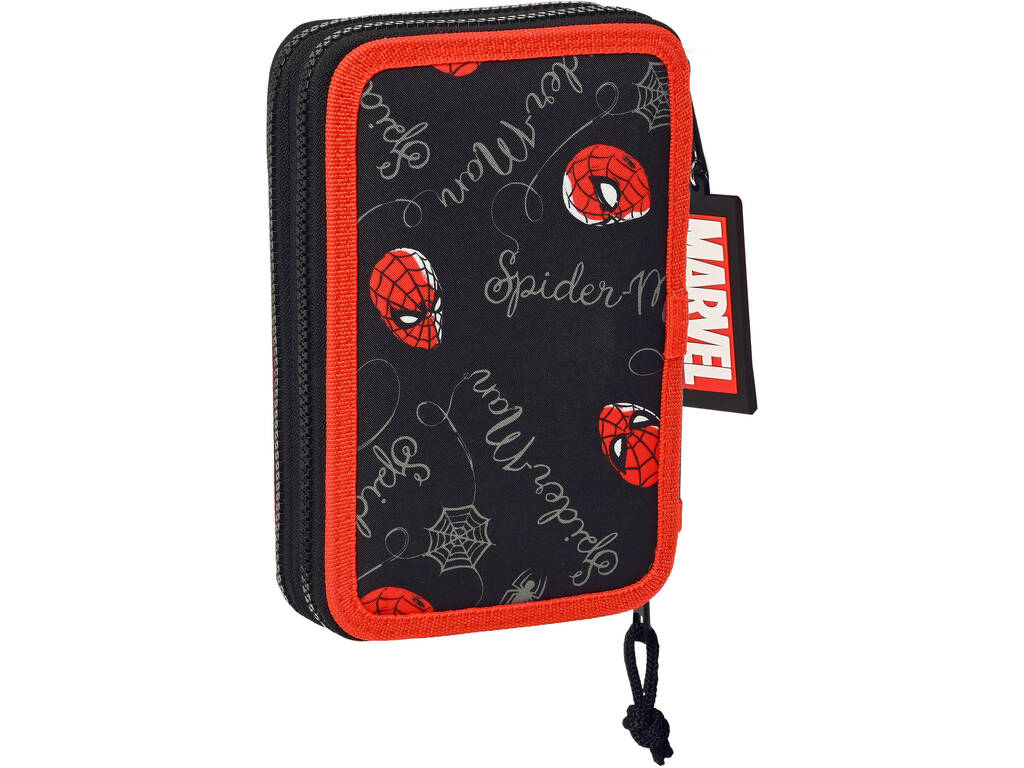Astuccio doppio Spiderman Hero 28 pezzi Safta 412343854