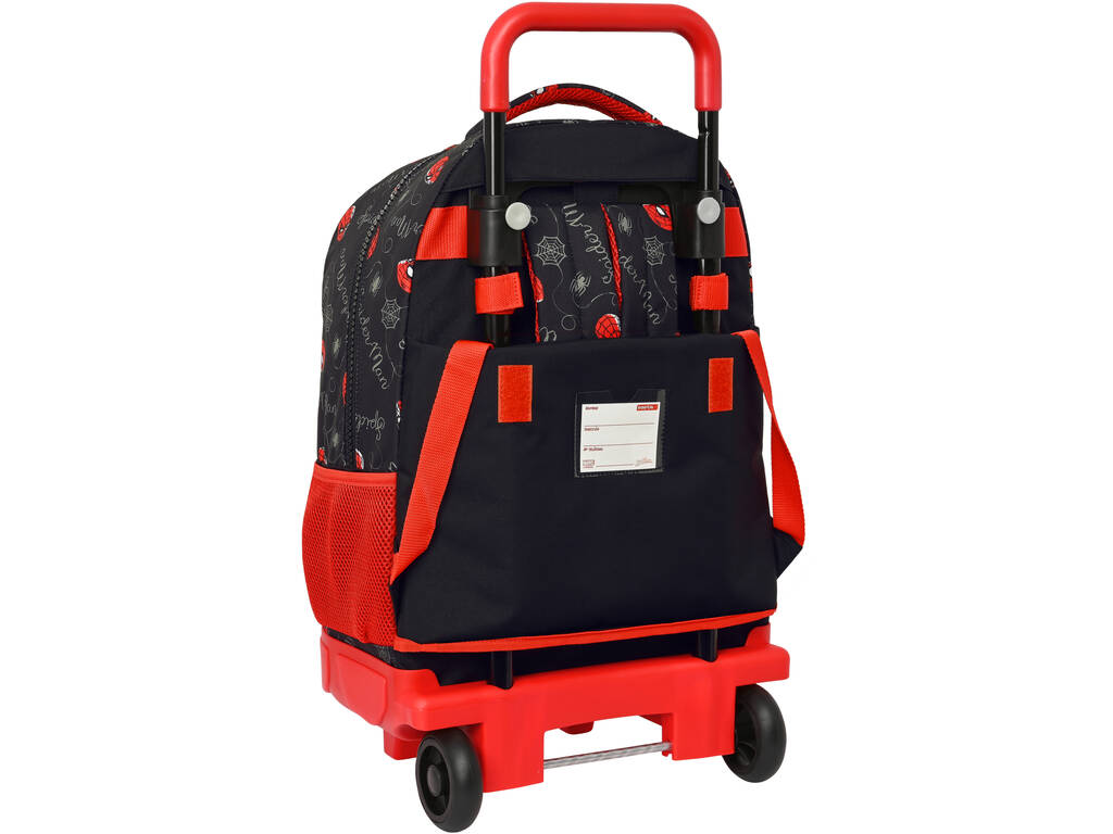 Zaino con ruote Compact Spiderman Hero Safta 612343918