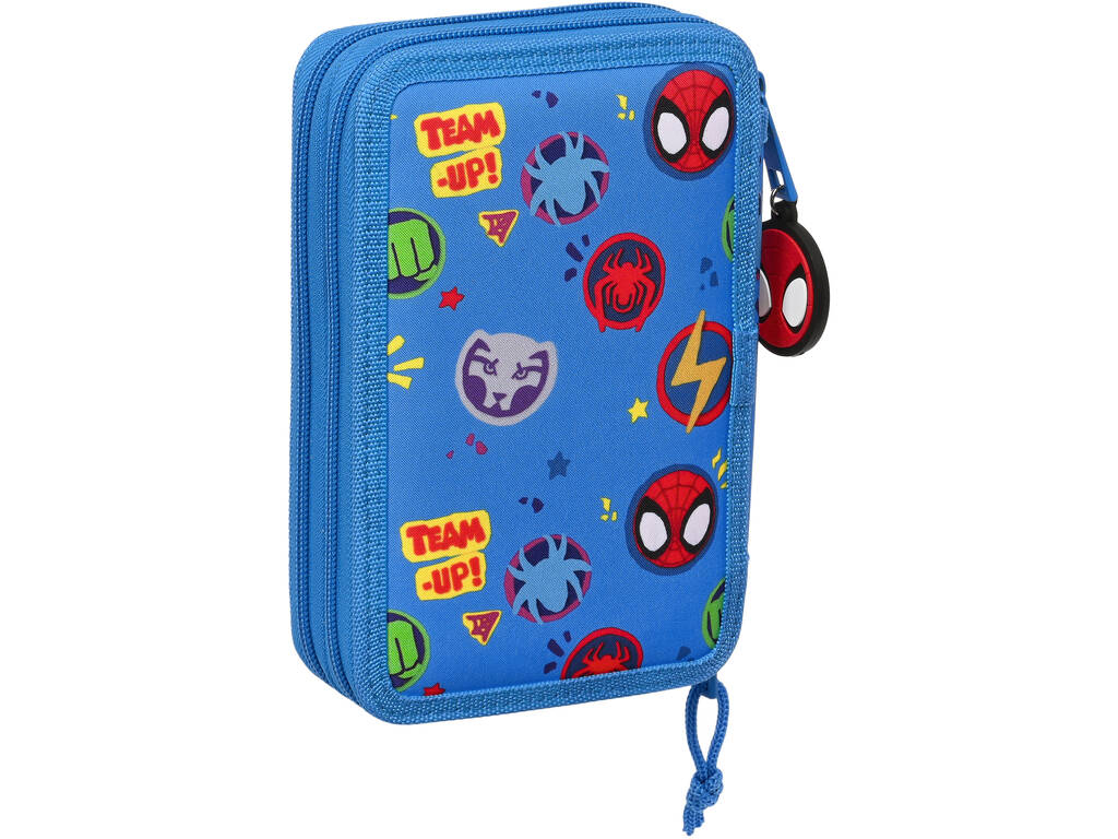 Astuccio doppio Spidey Team Up 28 pezzi Safta 442332854