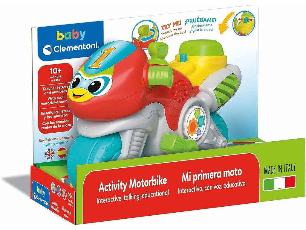 Ma première moto interactive Clementoni 61386