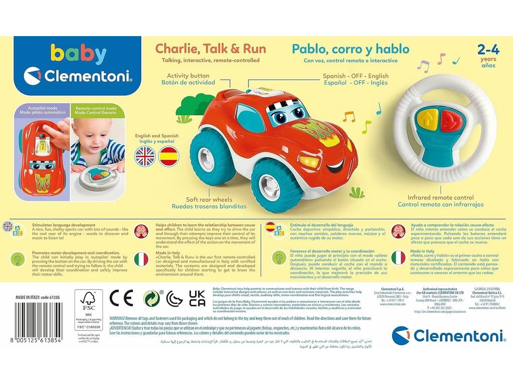 Pablo corro e parlo Clementoni 61385