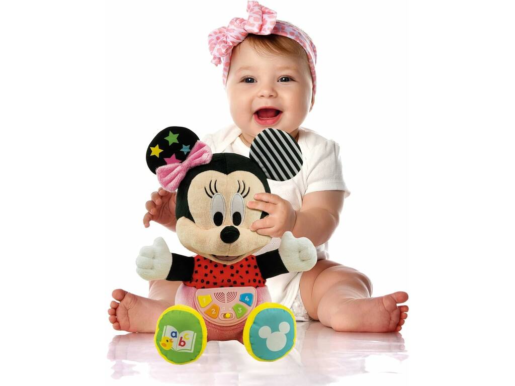 Peluche Disney Baby Minnie Storyteller Clementoni 61370