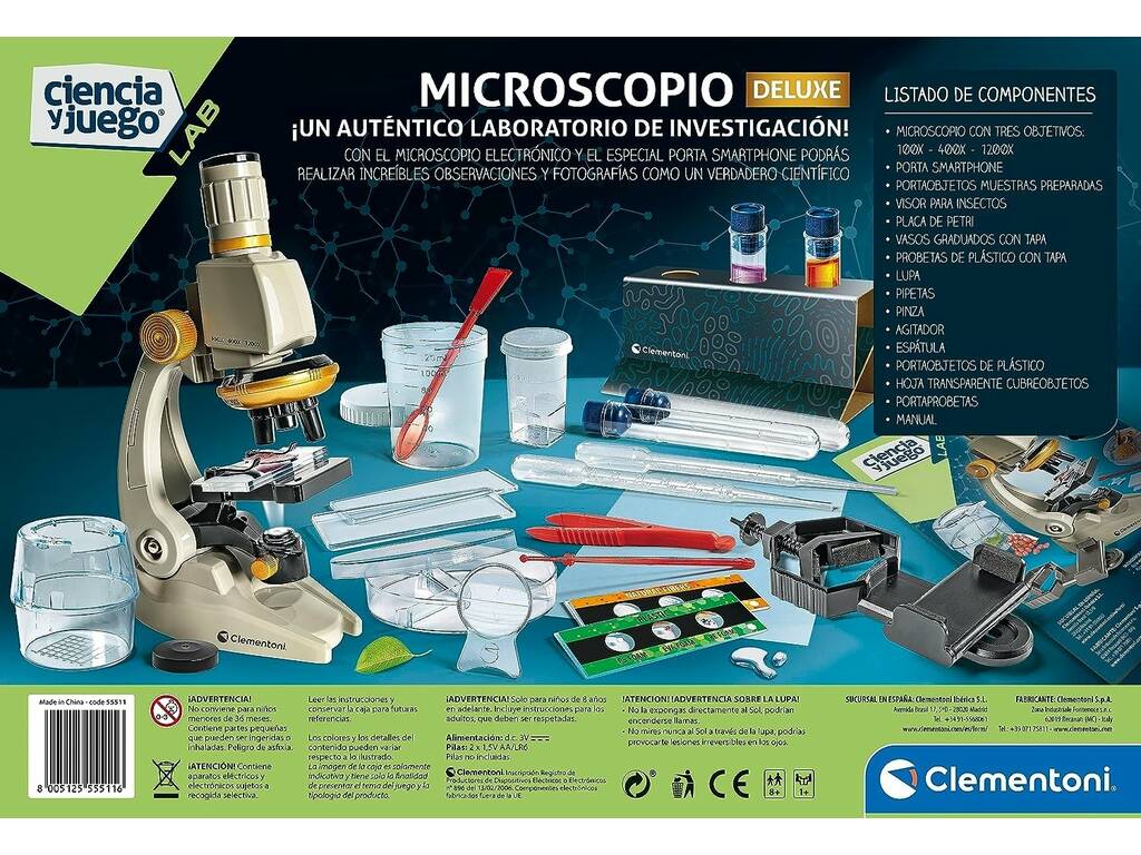 Microscope Clementoni Smart Deluxe 55511