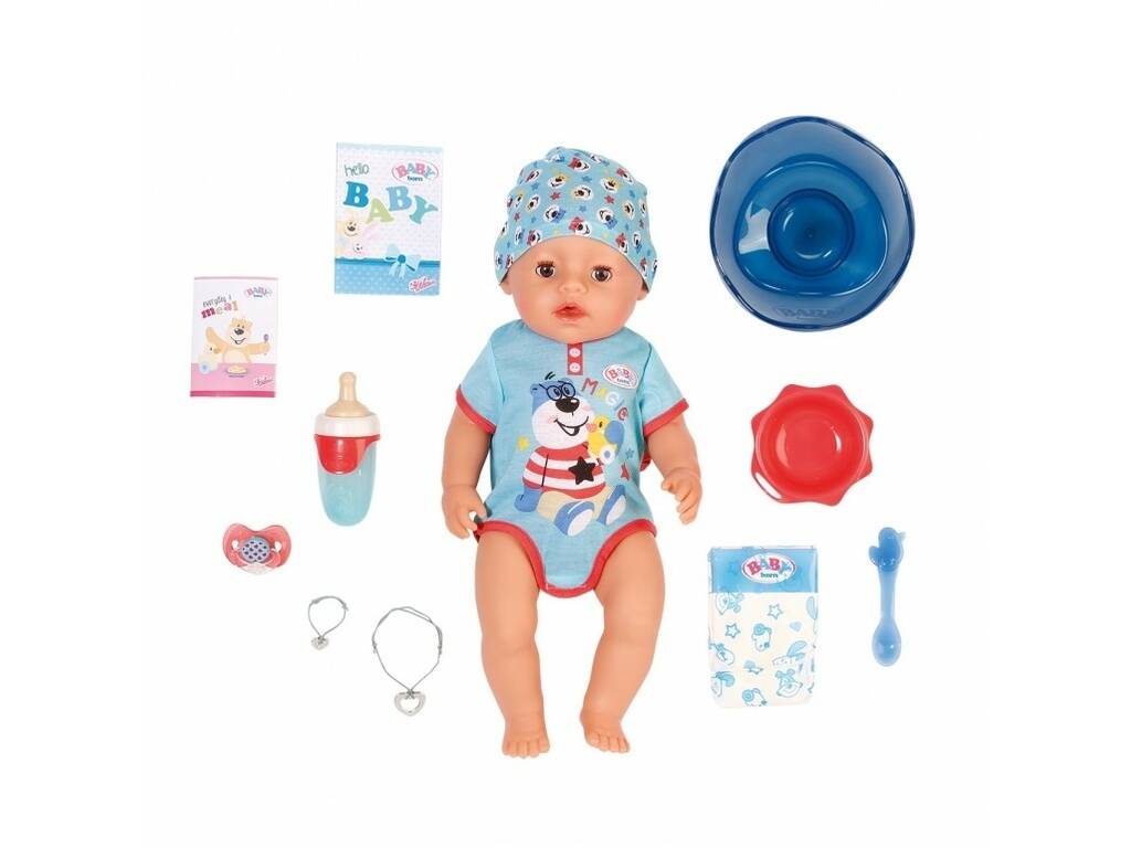 Poupée interactive Baby Born 43 cm de Famosa 836507