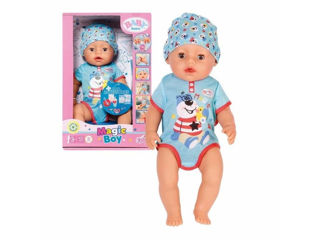 Poupée interactive Baby Born 43 cm de Famosa 836507