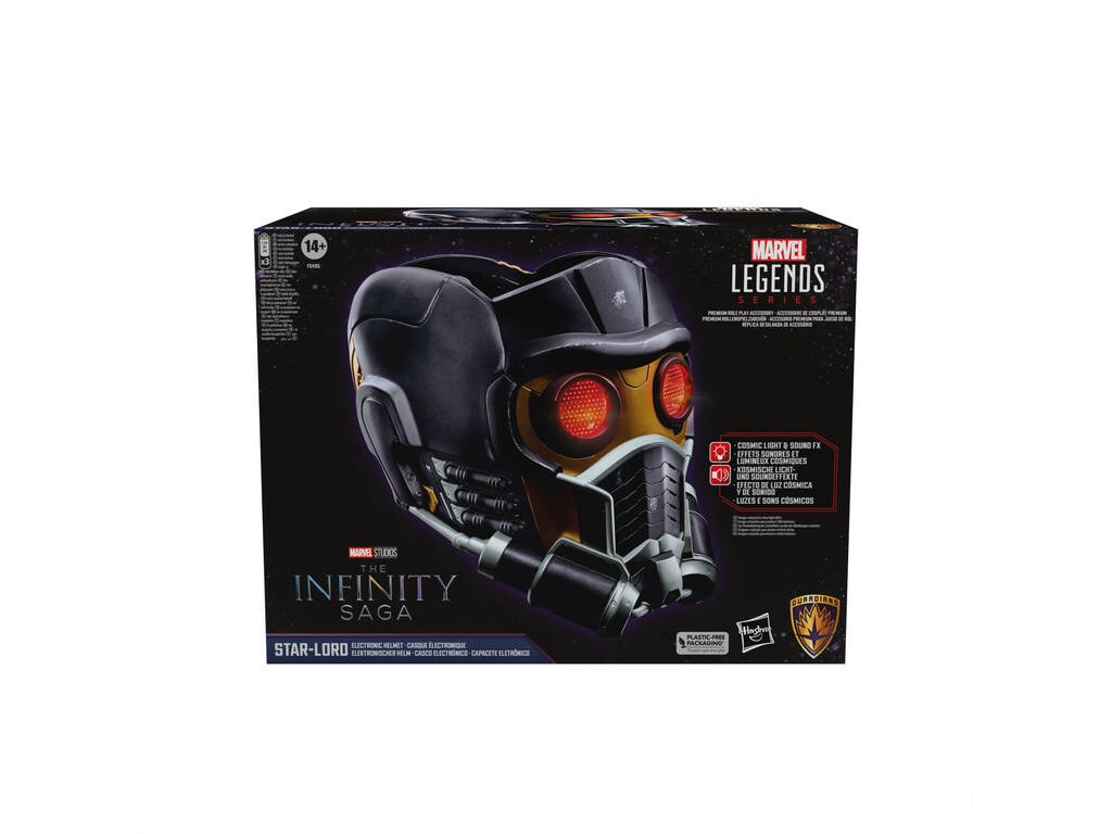 Marvel Legends Series Casco Elettronico Premium Star-Lord Hasbro F6485