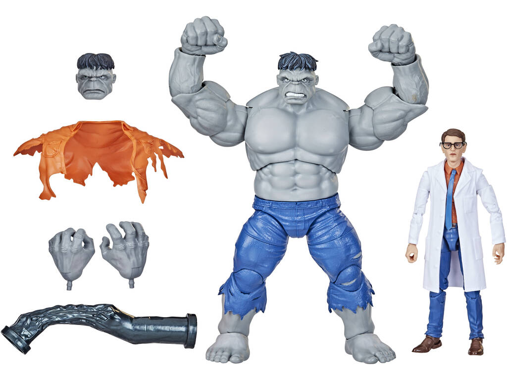 Marvel Legends Series Grey Hulk and Dr. Bruce Banner Pack Hasbro F7084