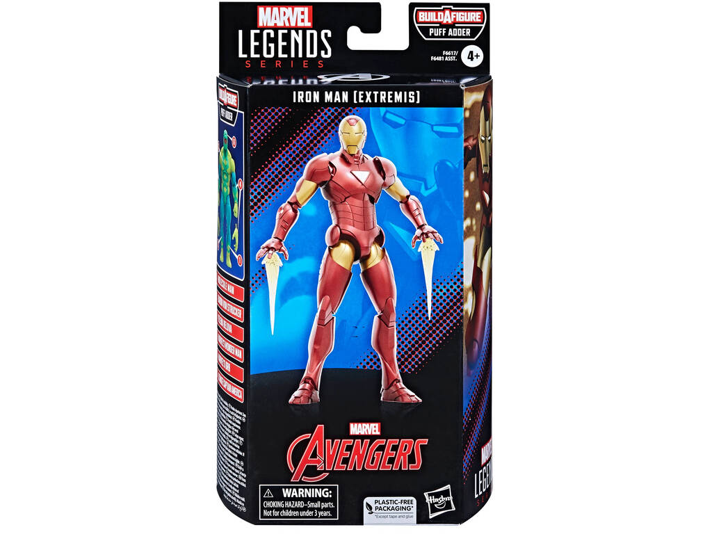 Marvel Legends Series Avengers Iron Man Extremis Figure Hasbro F6617