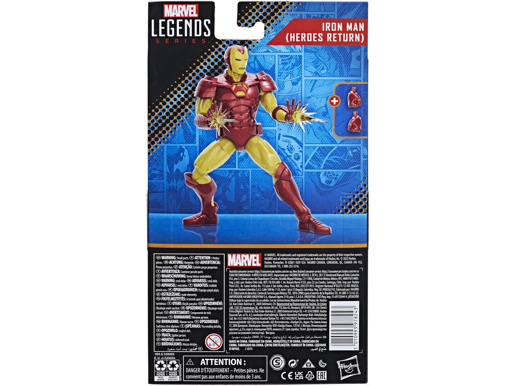 Marvel Legends Series Marvel Figura Iron Man Heroes Return Hasbro F3686