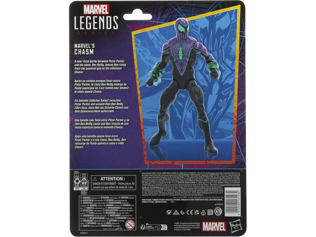 Marvel Legends Series Spider-Man Figure Chasm Hasbro F6568