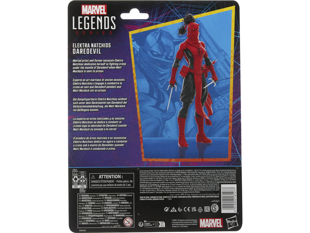 Marvel Legends Series Spider-Man Figure Daredevil Elektra Natchios Hasbro F6572