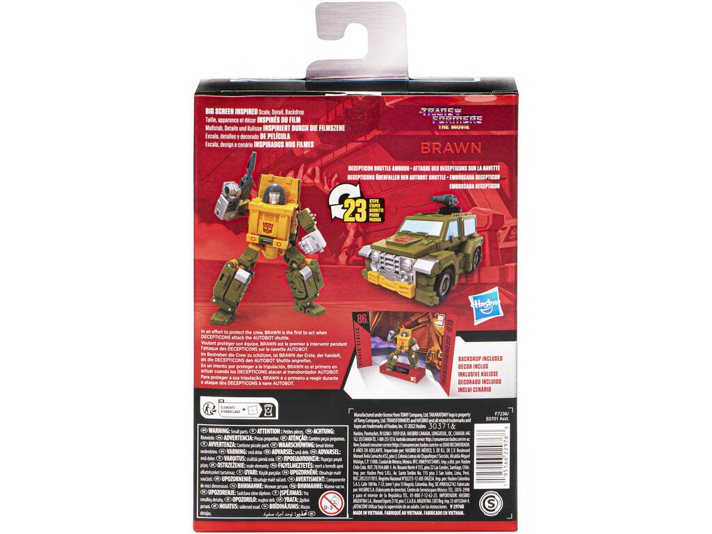 Transformers The Movie Figura Deluxe Brawn Hasbro F7236