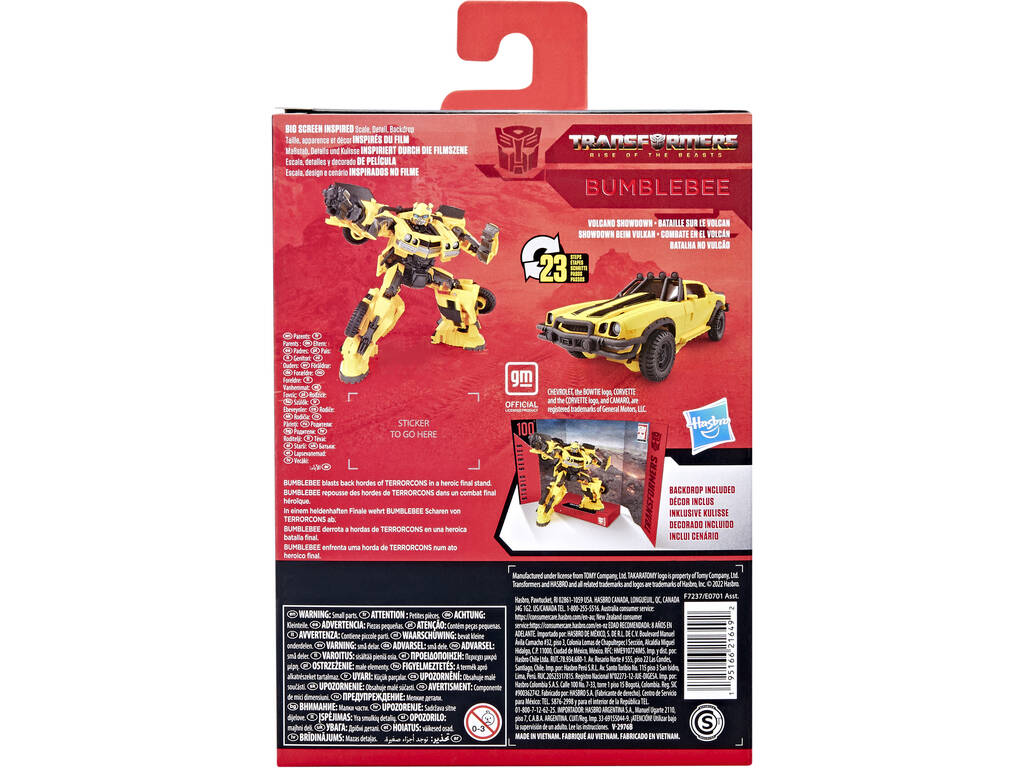 Transformers Rise Of The Beasts Figura Deluxe Bumblebee Hasbro F7237