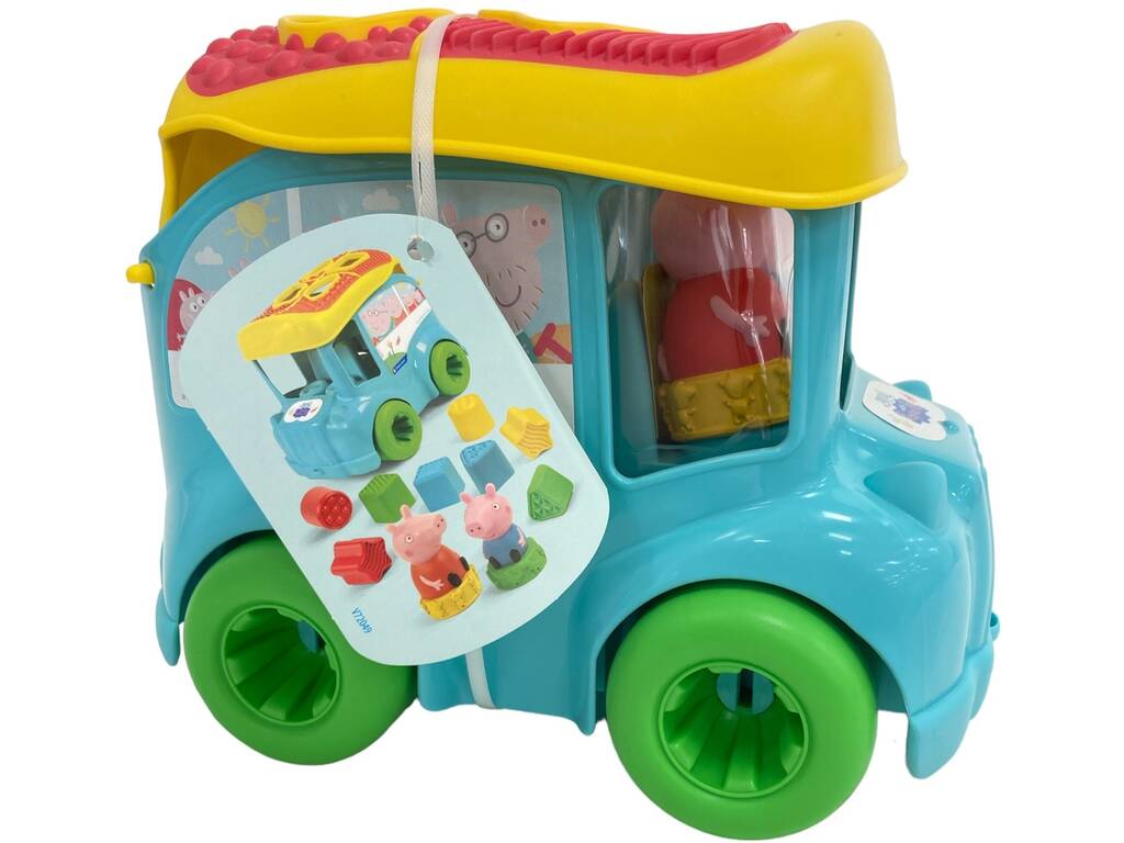 Trieur de formes sensoriel Peppa Pig Bus Clementoni 17886