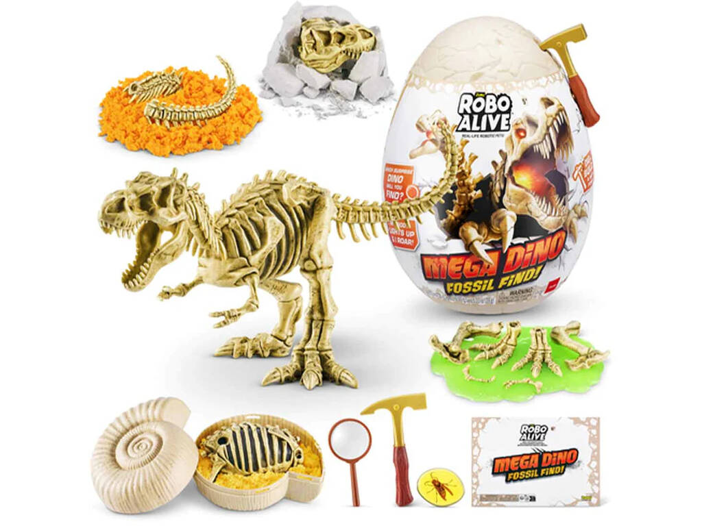 Robo Alive Mega Dino Fossil Surprise Egg Zuru 11021036