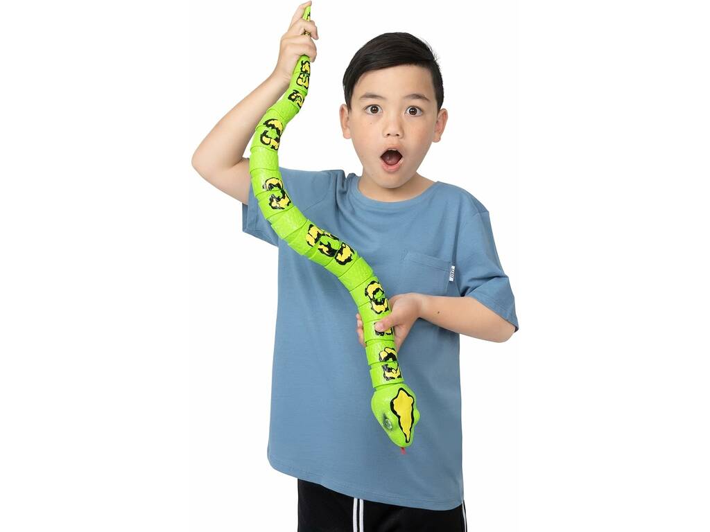 Robo Alive Serpente Gigante Re Pitone Zuru 11018351