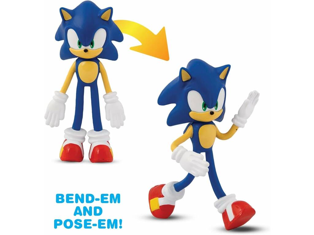 Sonic Bendems 4 Pack Figure Toy Partner 55085