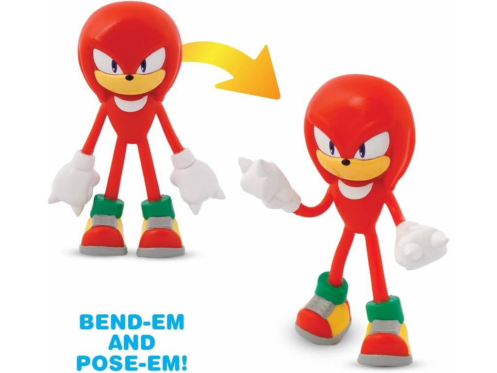 Sonic Bendems 4 Pack Figure Toy Partner 55085