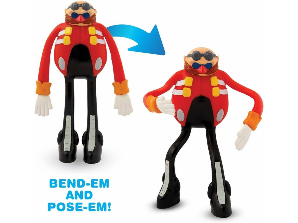 Sonic Bendems 4 Pack Figure Toy Partner 55085