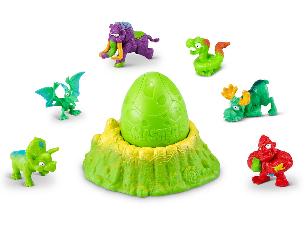 Zuru Smashers Uovo Sorpresa Mega Jurassic Lightup Dino Bizak 62367418