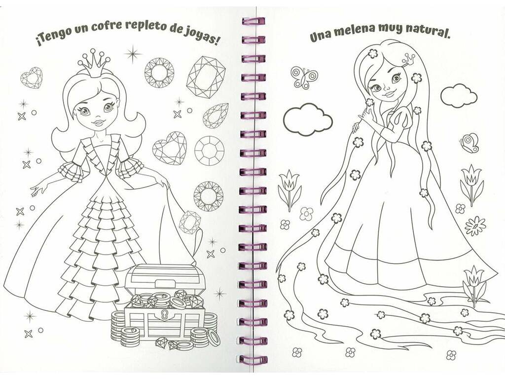 Libro colore e cristallo Principesse di Susaeta S3568002