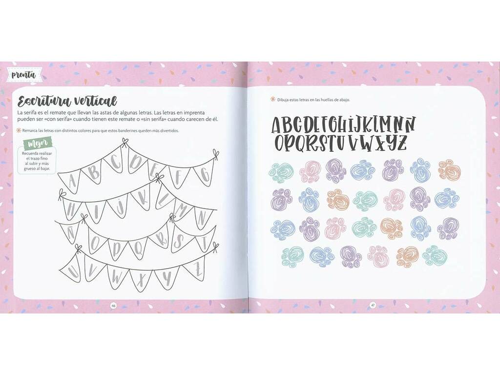 Lettering L'art de dessiner des lettres par Susaeta S3607004