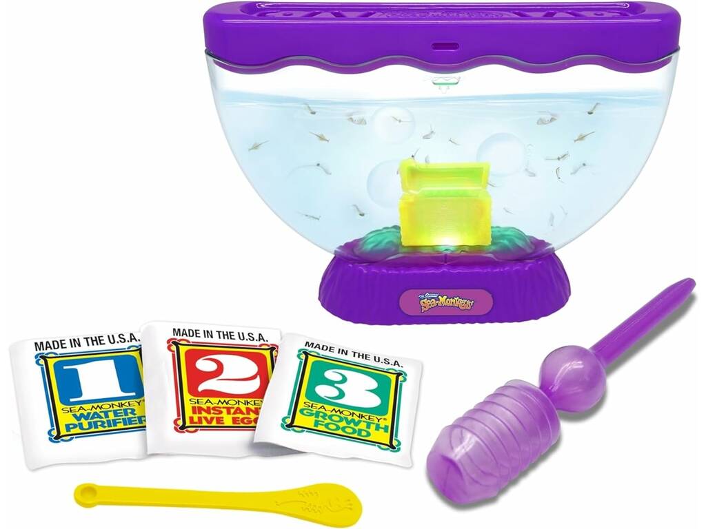 Coffre à trésor Sea Monkeys Ocean Zoo avec lumière Bizak 63072322