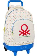 Safta Benetton Topitos Sac à dos à roulettes Compact amovible 6123551918