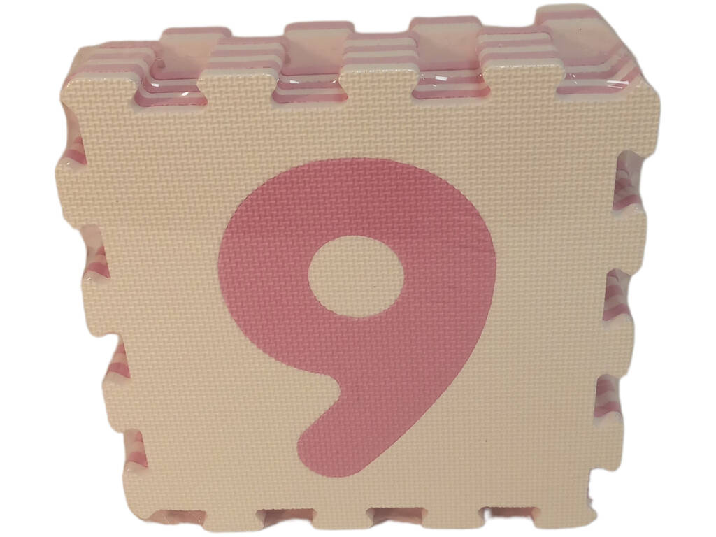 Puzzle Eva Rosa Numeri da 1 a 9 per bebè 9 Pezzi