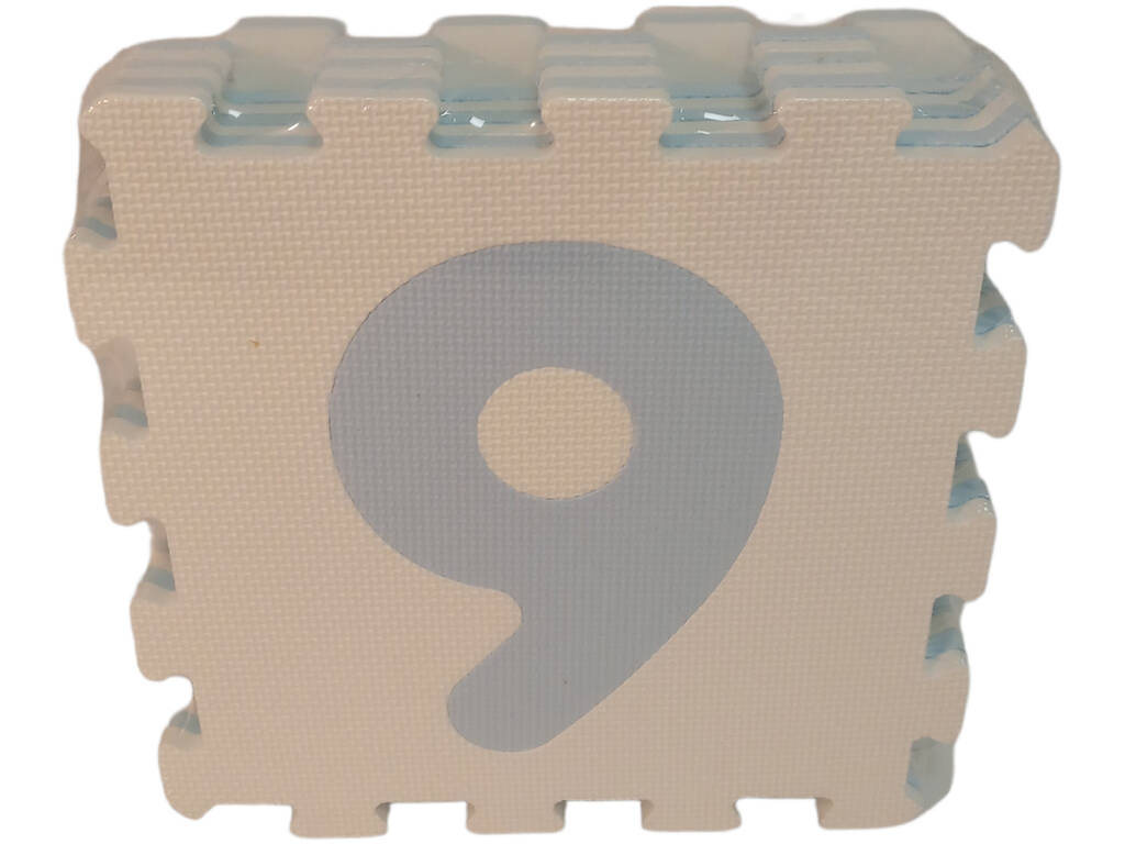 Puzzle Eva Blu Numeri da 1 a 9 per bebè 9 Pezzi