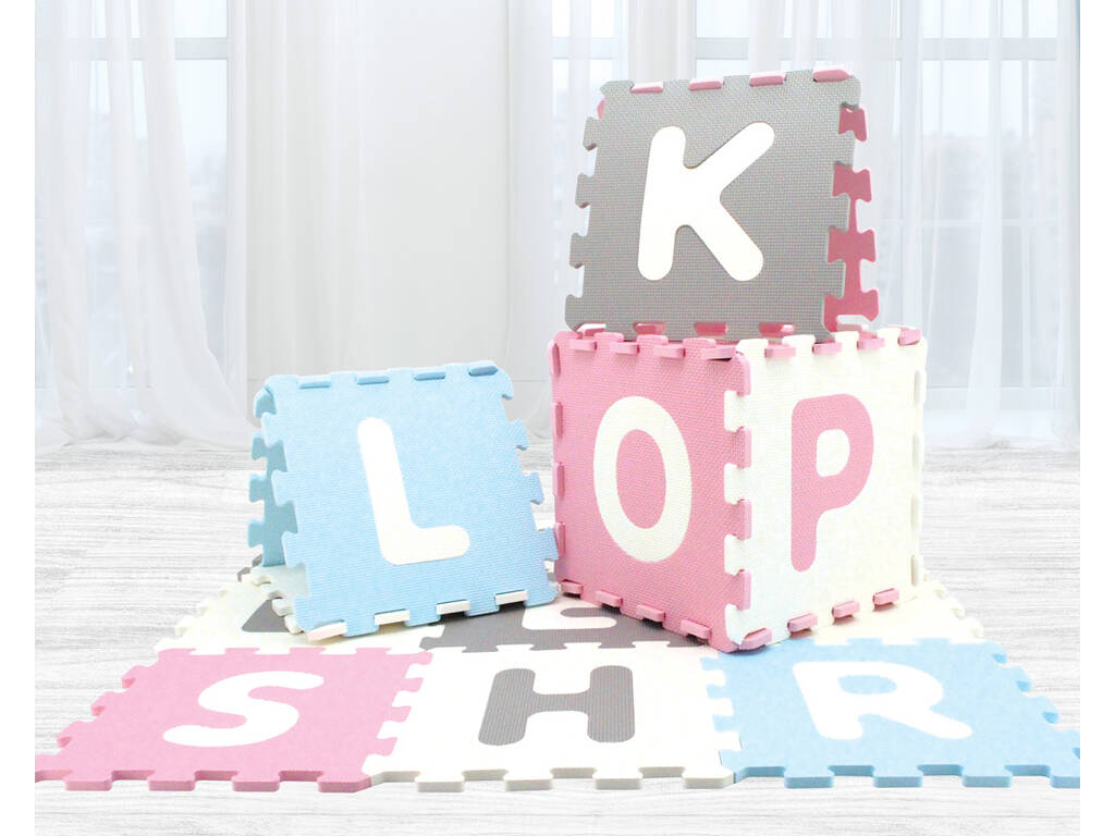 Puzzle Eva Grey Lettres pour bébés 26 pièces