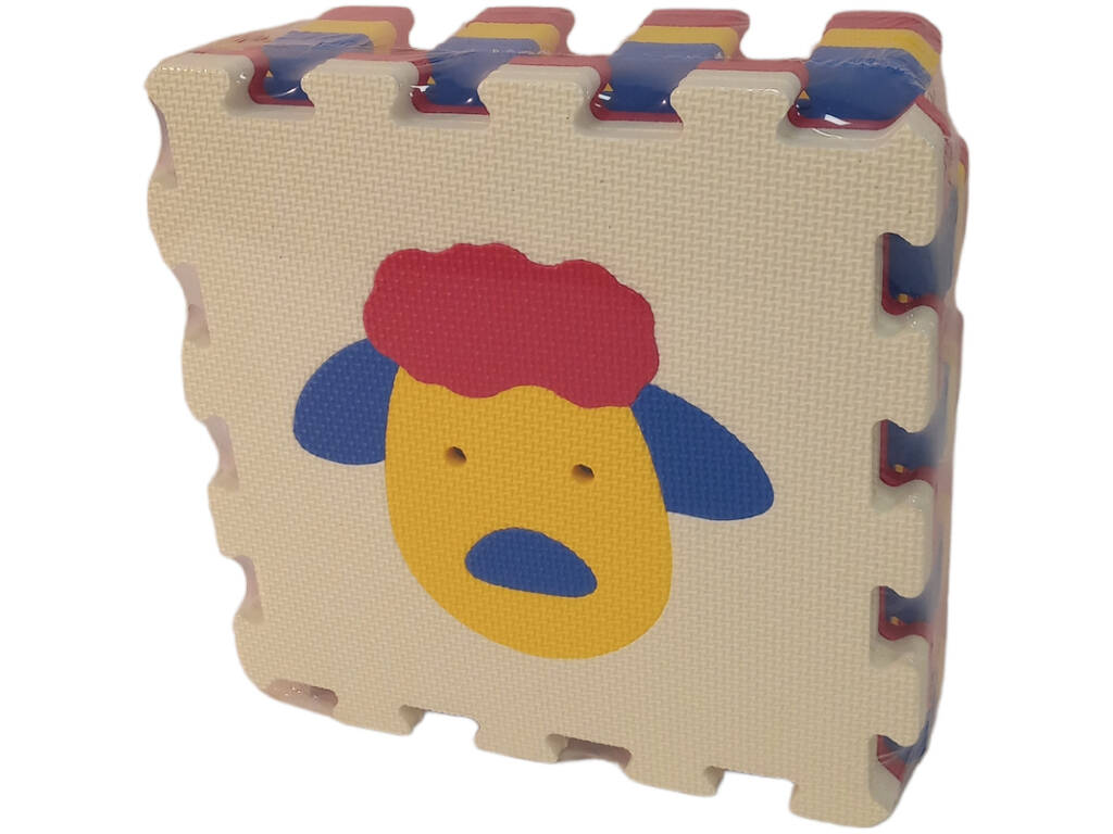 Puzzle Eva Animali e colori per bebè 9 pezzi
