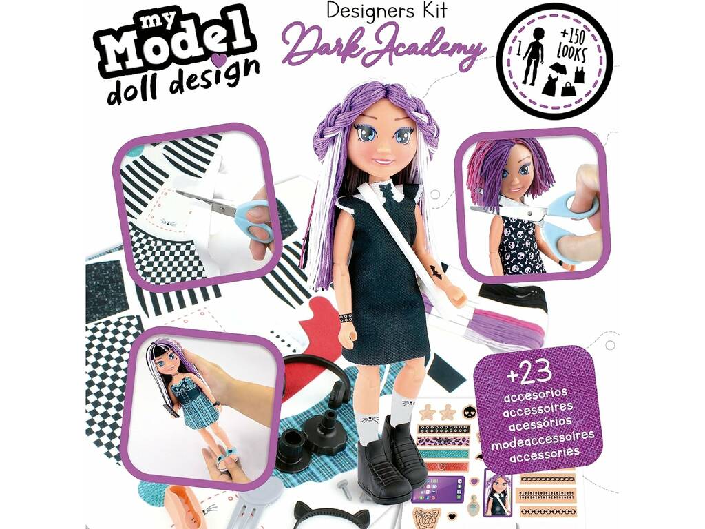 My Model Doll Design Moon Fashion Style Educa 19827