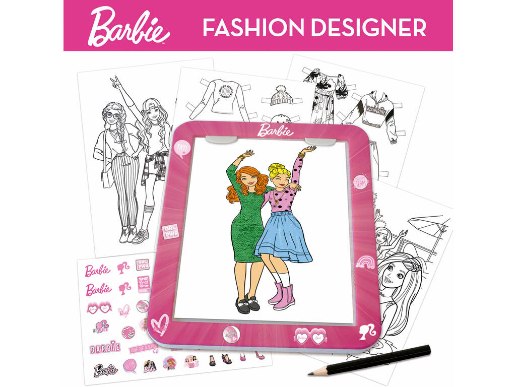 Tavolo luminoso Barbie Educa 19825