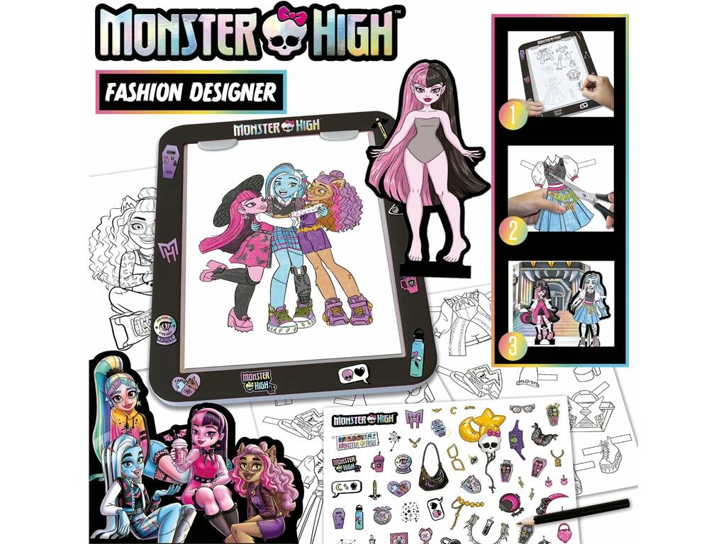 Table lumineuse Monster High Educa 19826