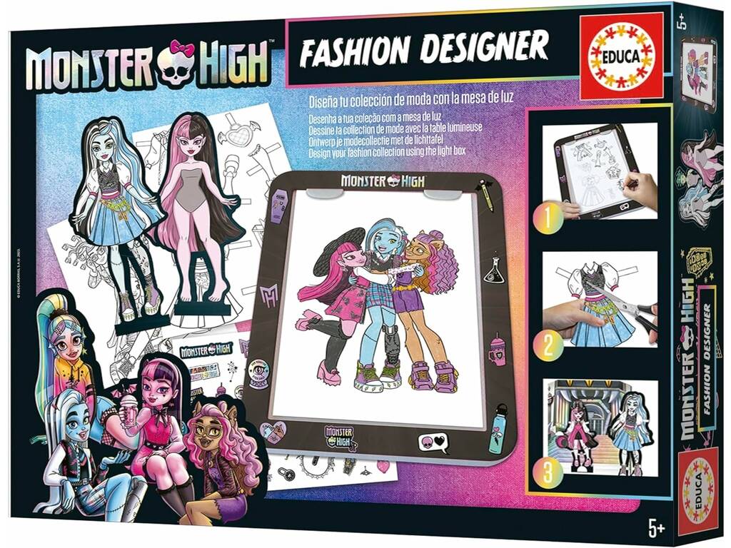 Table lumineuse Monster High Educa 19826