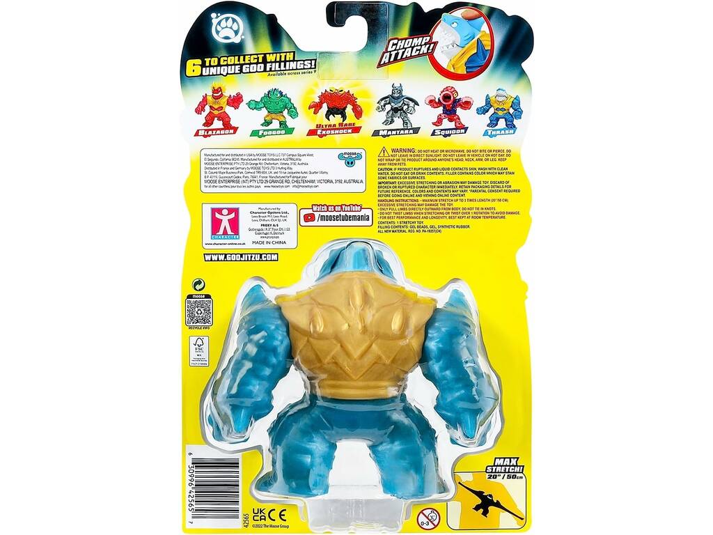 Heroes Of Goo Jit Zu Deep Goo Sea Thrash Figura Bandai CO42565