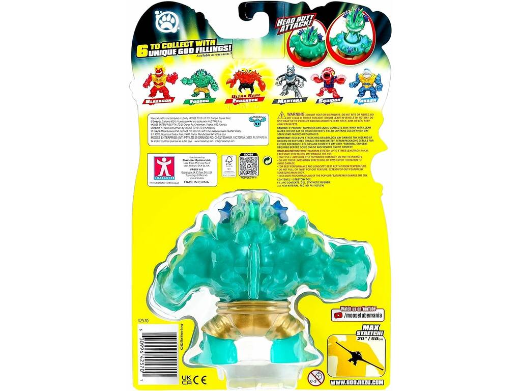 Heroes Of Goo Jit Zu Deep Goo Sea Figura Foogoo Bandai CO42570
