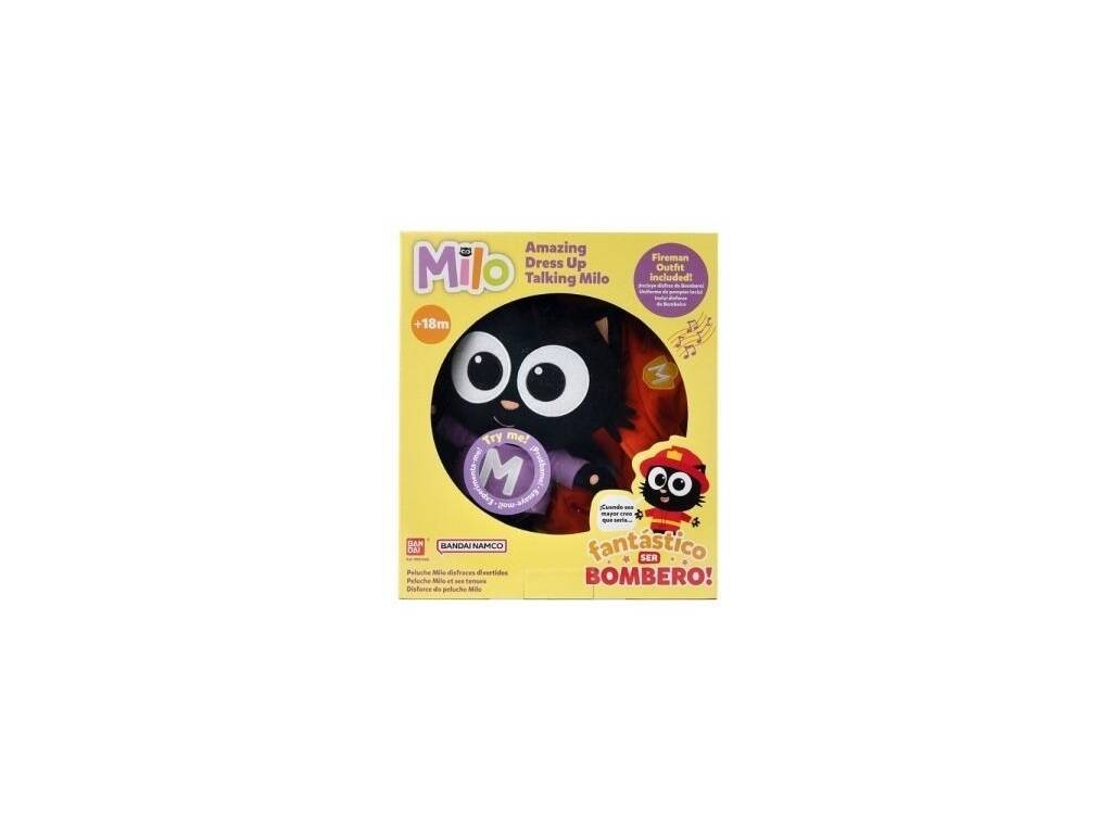Milo Peluche Pompier Musical Bandai MI91006