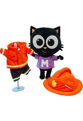 Milo Peluche Musicale Costume Pompiere Bandai MI91006