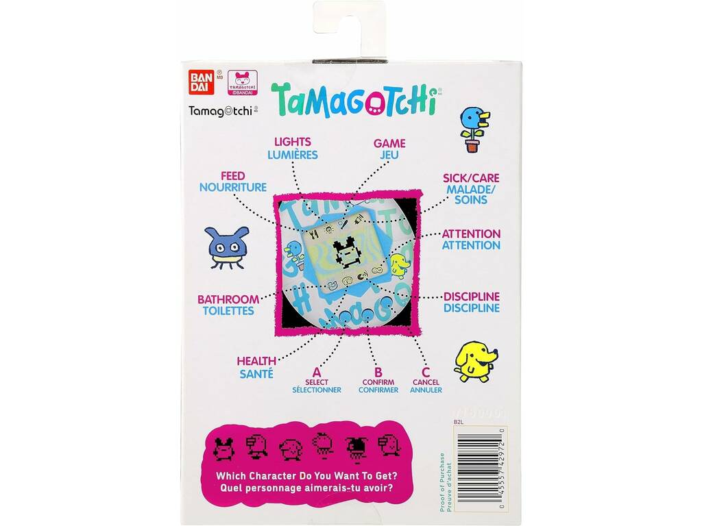Tamagotchi originale Neon Lights Bandai 42974
