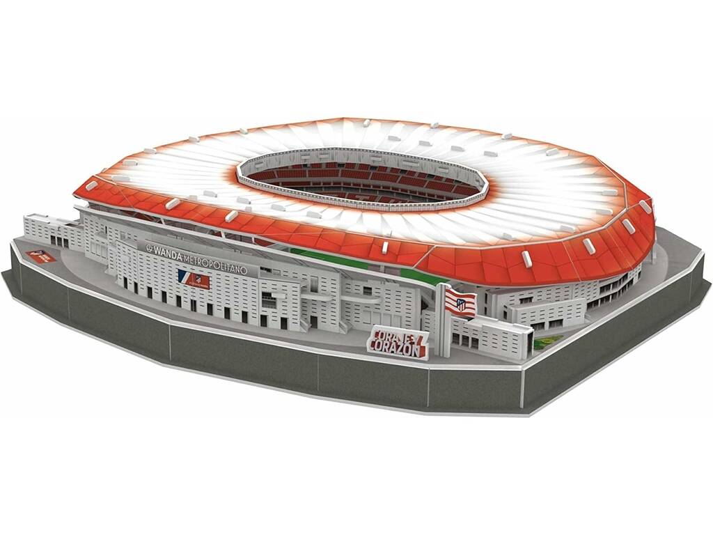 Puzzle 3D Stadio Cívitas Metropolitano con luce Bandai EF16034