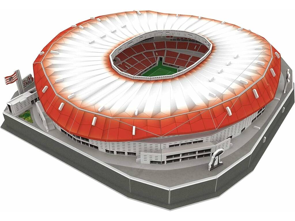 Puzzle 3D Stadio Cívitas Metropolitano con luce Bandai EF16034