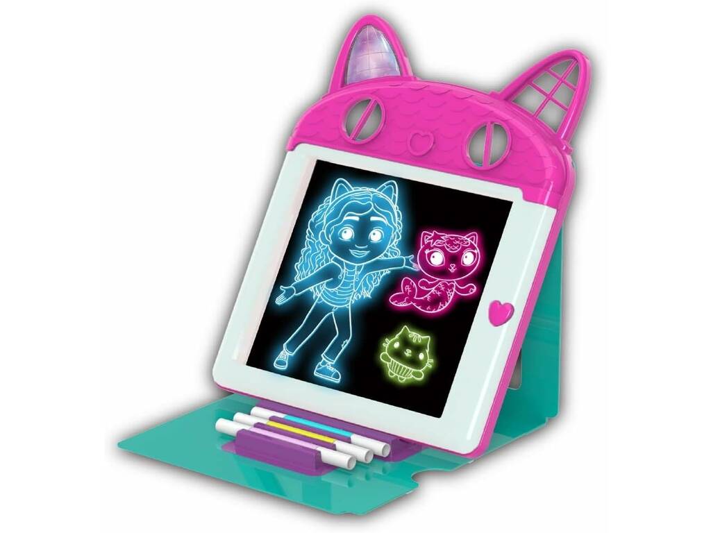 La Casa De Muñecas De Gabby Pizarra Mágica Premium con Luces LED Cefa Toys 954