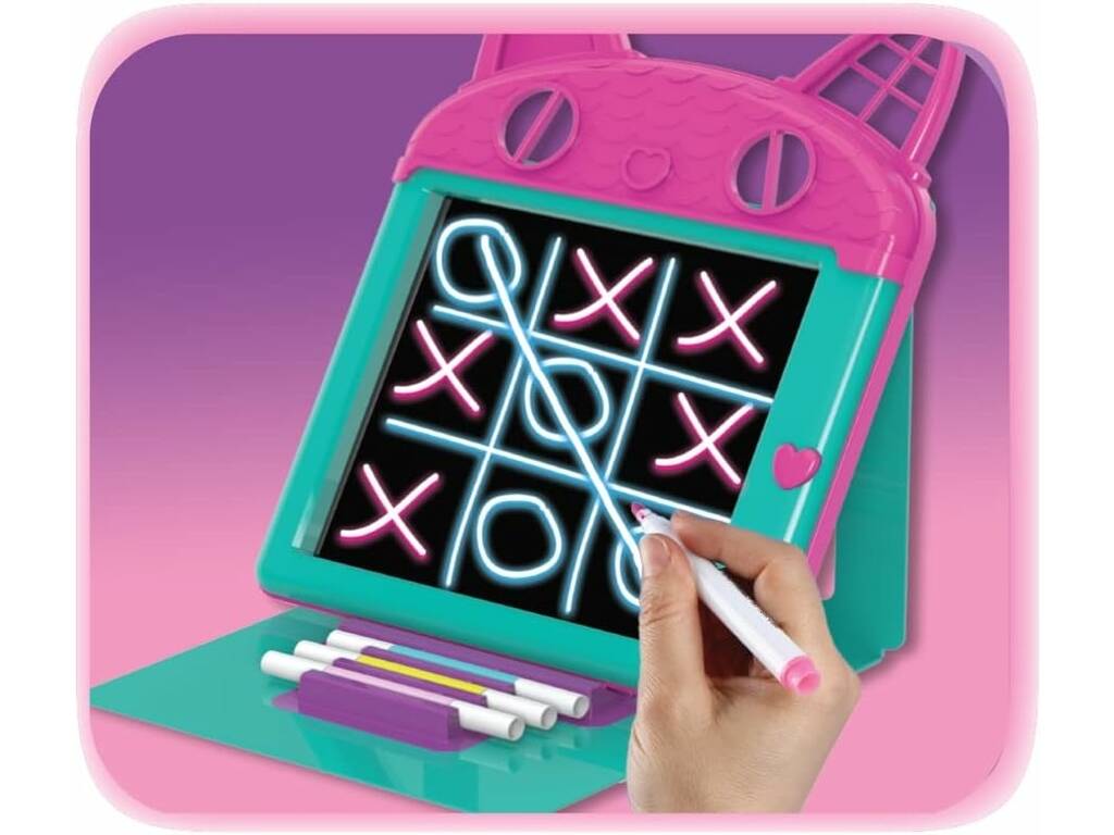 La Casa De Muñecas De Gabby Pizarra Mágica Premium con Luces LED Cefa Toys 954