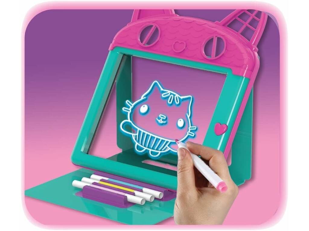 La Casa De Muñecas De Gabby Pizarra Mágica Premium con Luces LED Cefa Toys 954